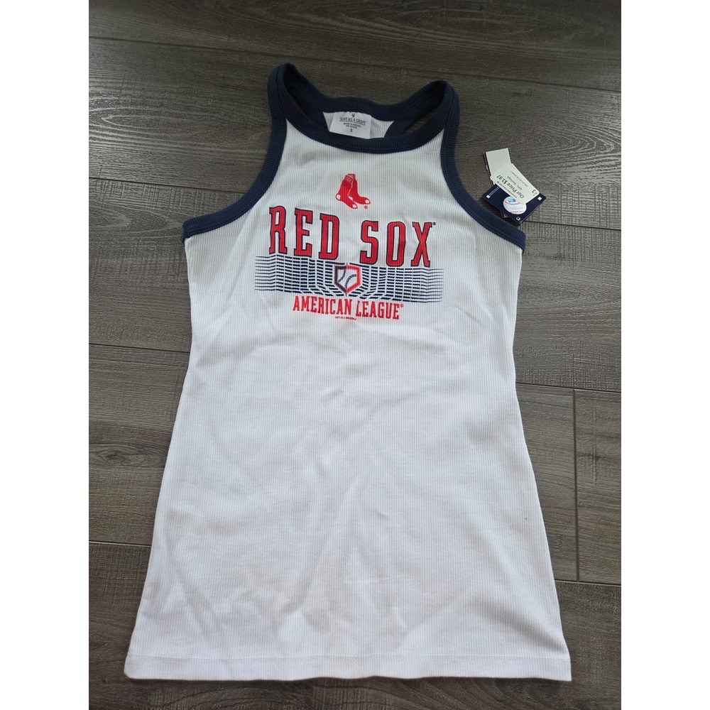 Soft as a grape women's MLB Red Sox tank top size small